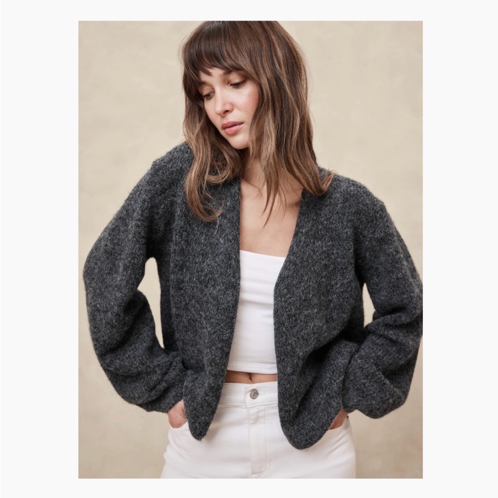 Banana Republic Factory Gray Women's Cardigan